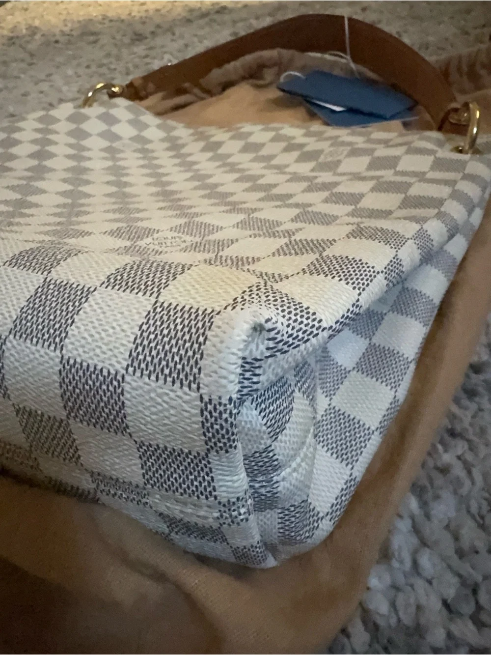Louis Vuitton Graceful PM Damier Azur Handbag